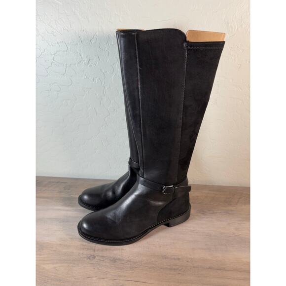 New! ECCO SARTORELLE 25 Women's High-cut Buckled Leather Boots 8-8.5US/39EU/UK6 - Picture 2 of 7